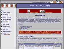Tablet Screenshot of dryeyepain.com